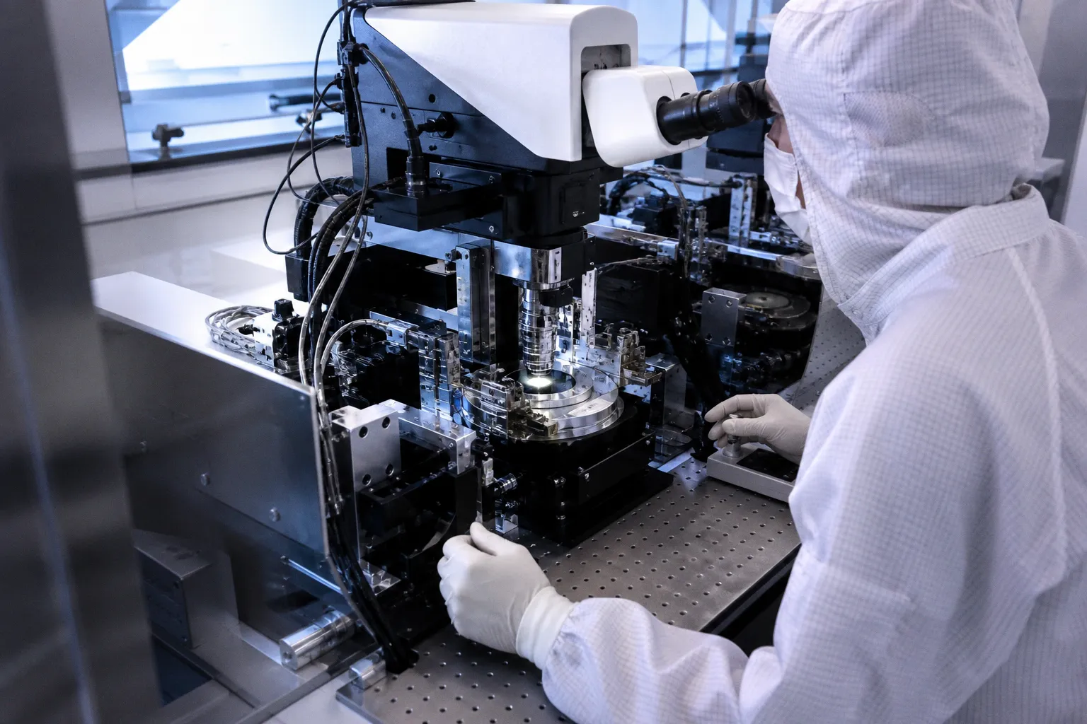 Automatisation de l'alignement pour la production de photonique sur silicium