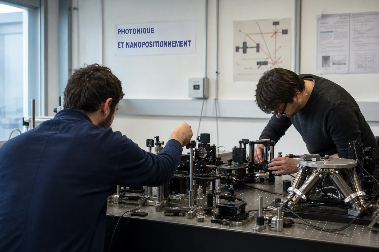 Innovations en miroirs de pointage, hexapodes et systèmes de nanopositionnement