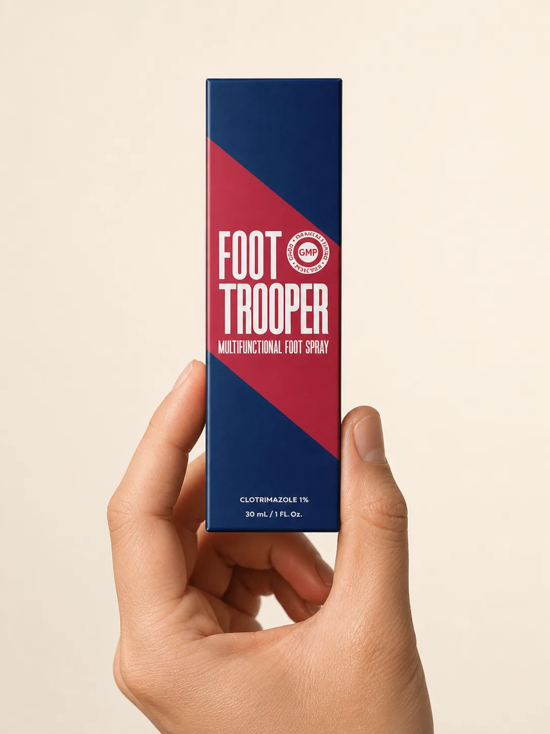 Foot Trooper-fungus remedy — le produit en main