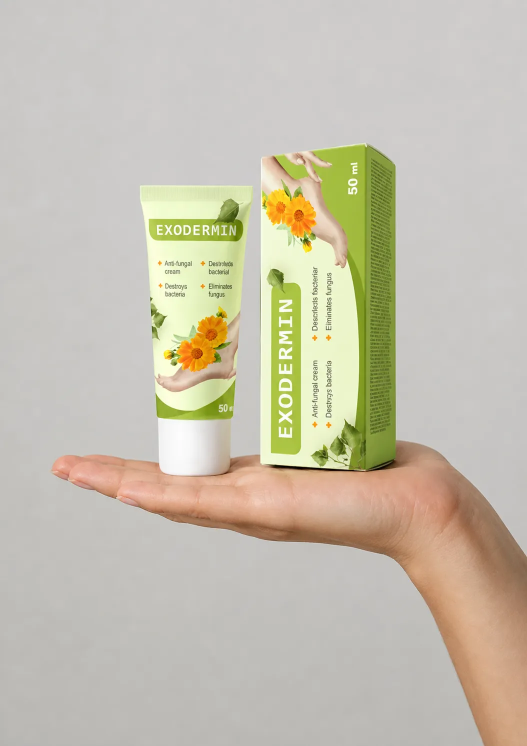 Exodermin — le produit en main