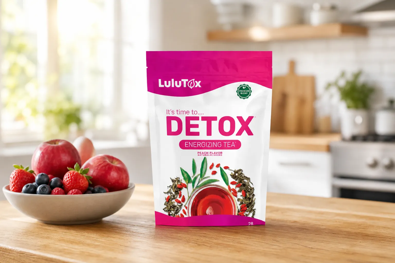 Lulutox Detox Tea HCTC — le produit au quotidien