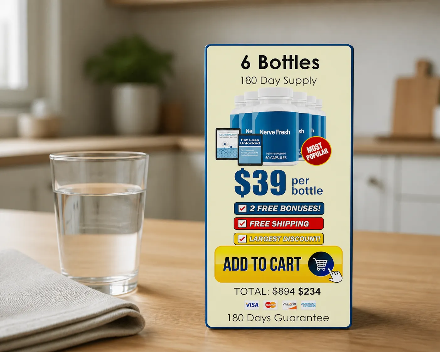 Nerve Fresh — le produit au quotidien
