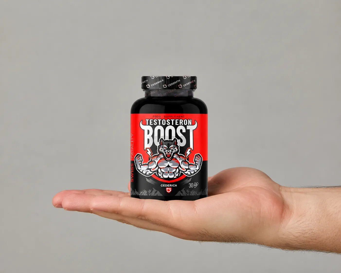 Testosteron Boost — le produit en main