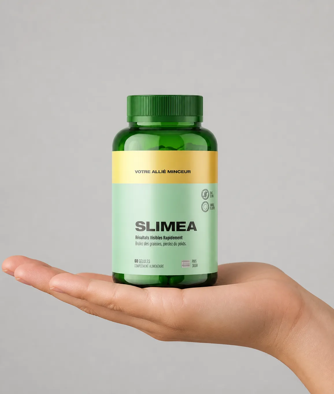 Slimea — le produit en main