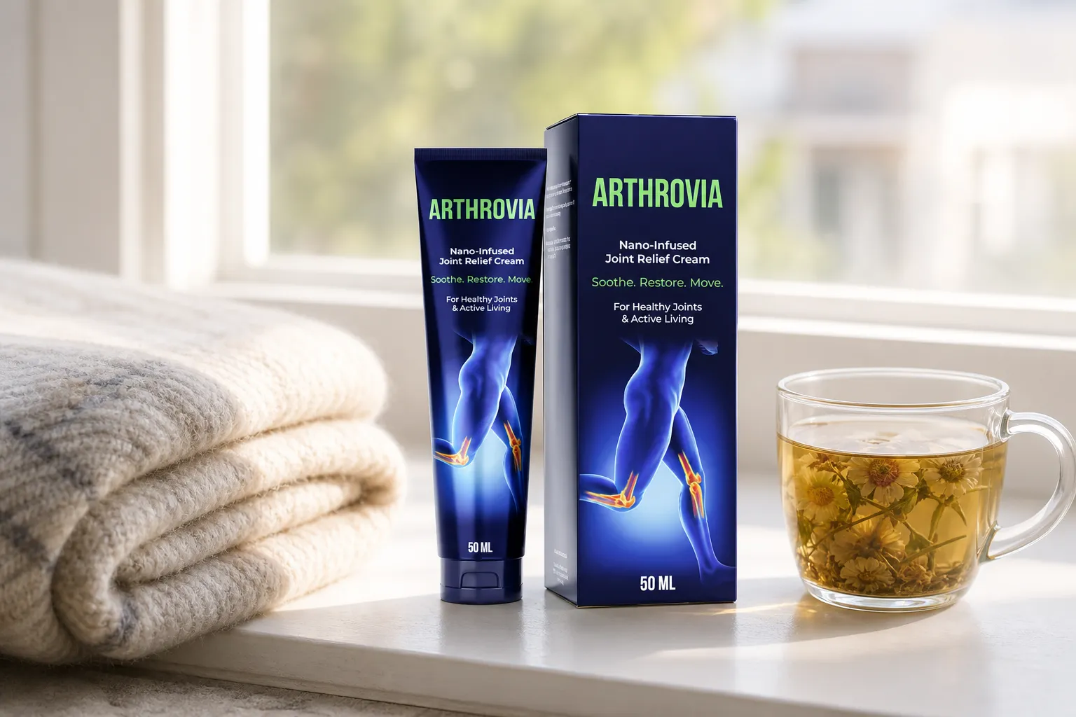 Arthrovia — le produit au quotidien