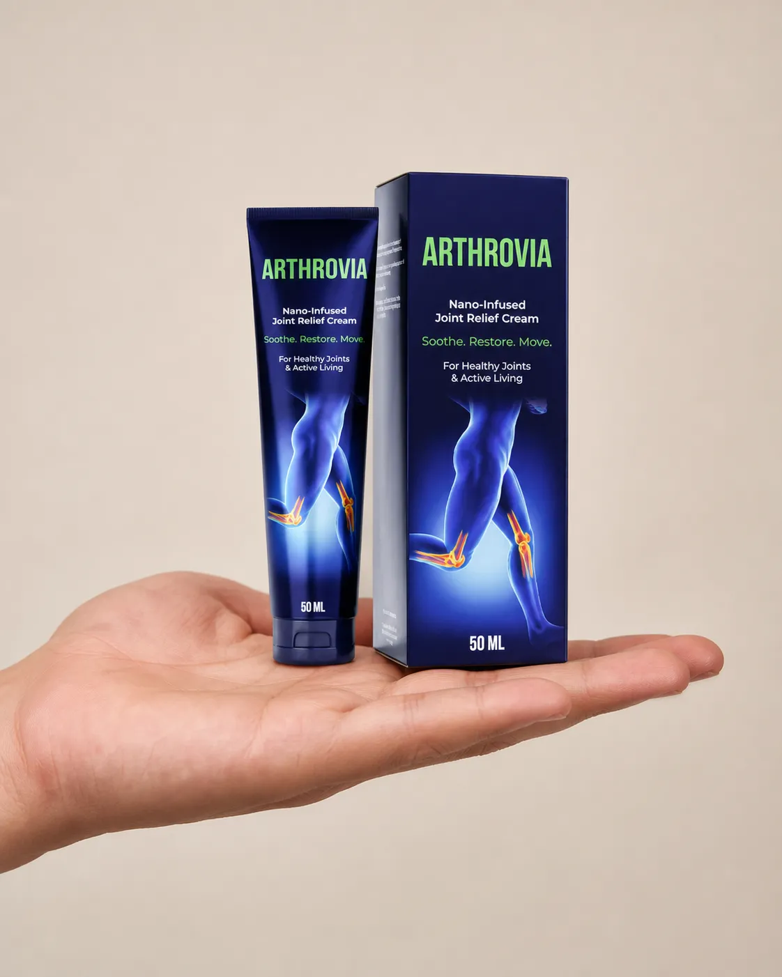 Arthrovia — le produit en main