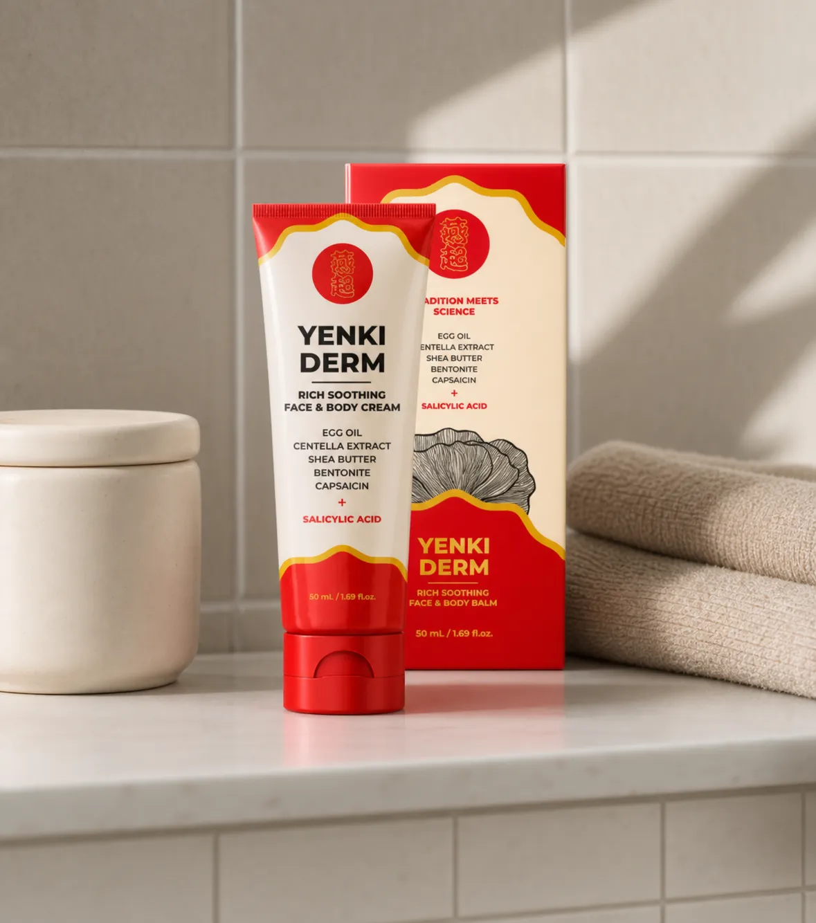 Yenki Derm — le produit au quotidien