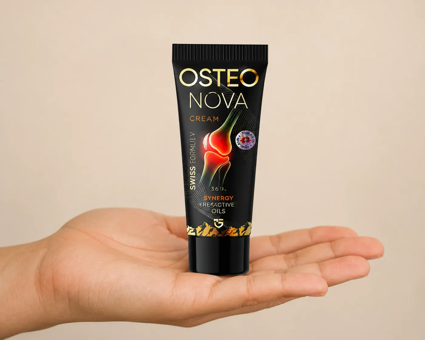 OsteoNova cream — le produit en main