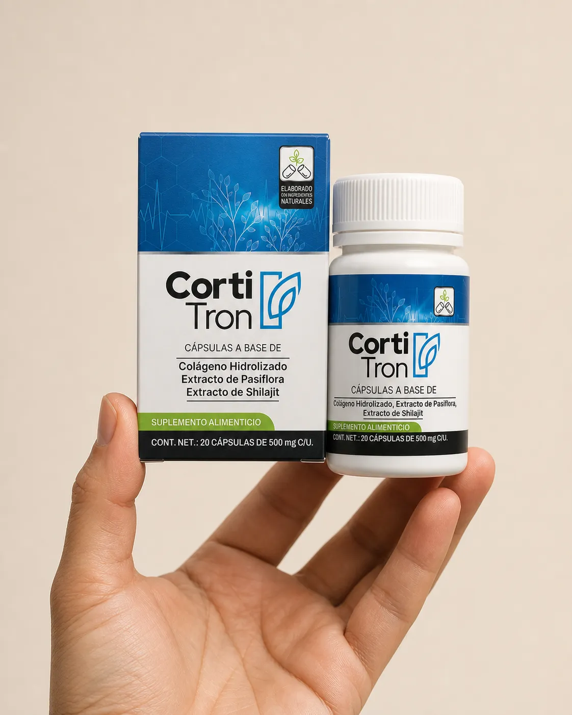 Cortitron — le produit en main