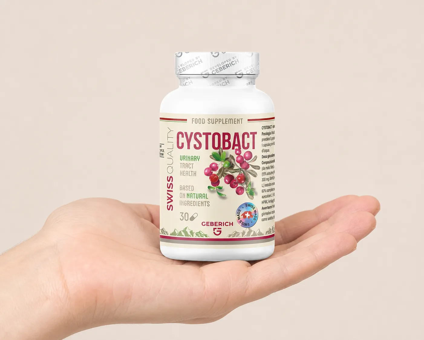 CYSTOBACT — le produit en main