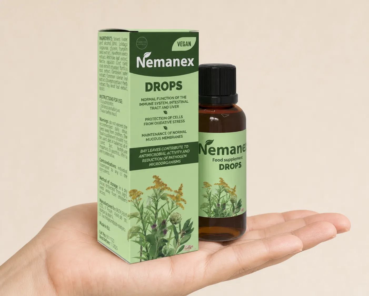 Nemanex — le produit en main