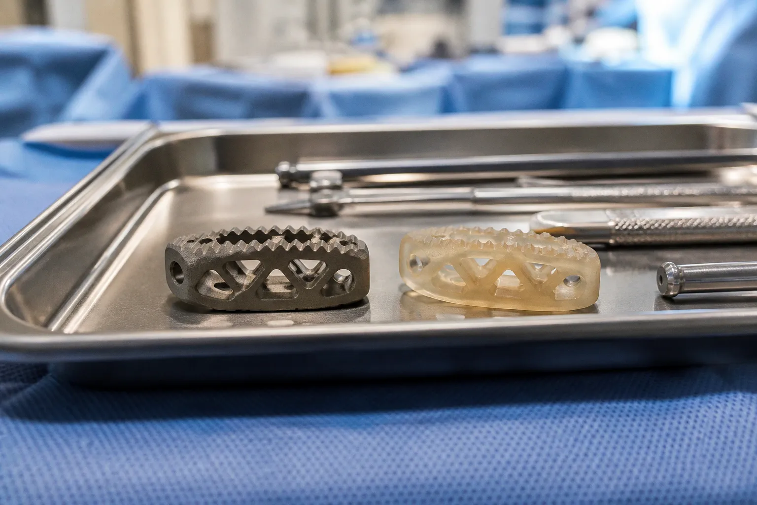 Titane ou PEEK : quel biomatériau pour un implant ?